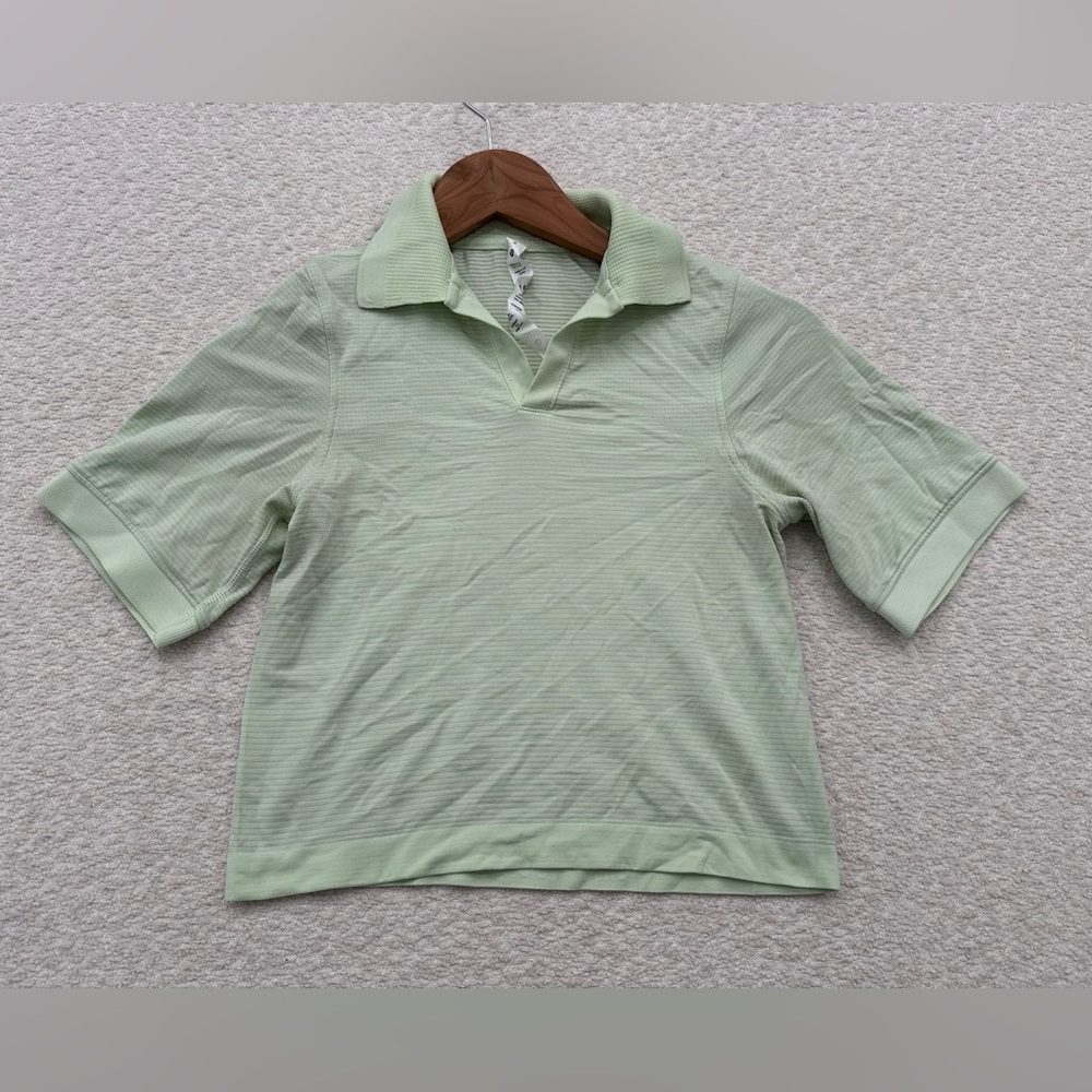 Lululemon Swiftly Tech Relaxed Fit Polo Shirt Green Size 0